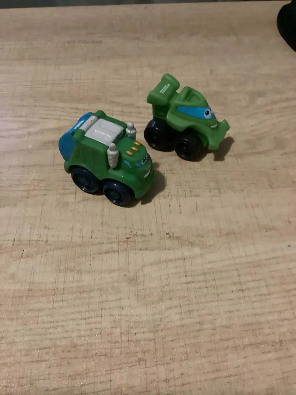Tonka Chuck & Friends Mini Garbage Truck and Racer Vehicle Set